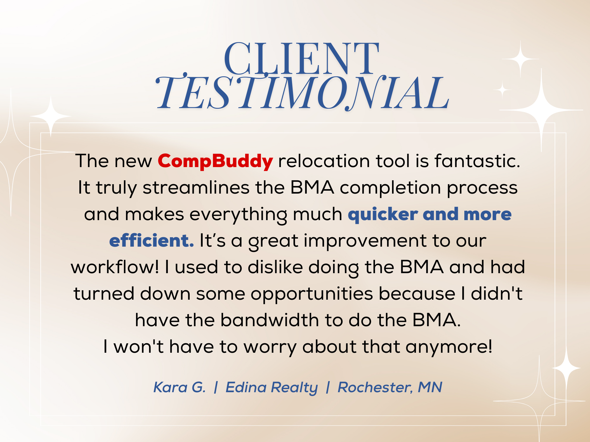 CompBuddy Testimonial